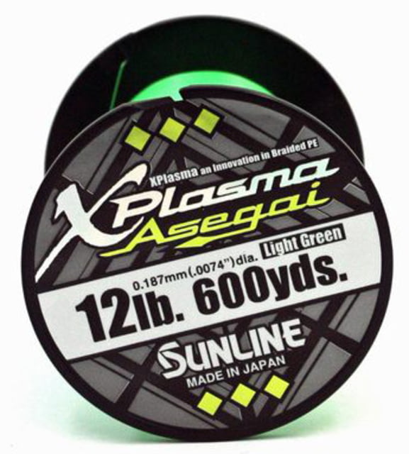 Sunline Xplasma Asegai 12lb 600yd Light Green