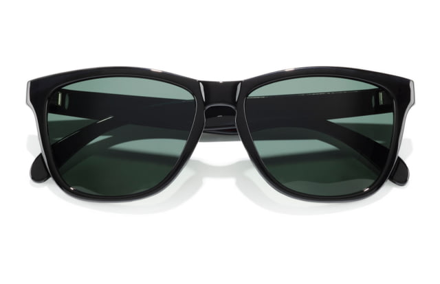 Sunski Headland Sunglasses Black Frame Forest Lens