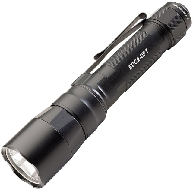 SureFire 18650/123 Everyday Carry Dual-Output LED Flashlight Hard Anodized Black