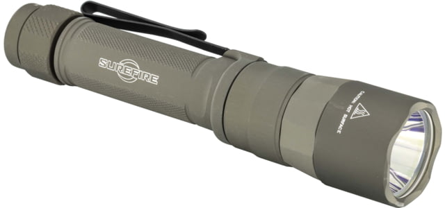 SureFire TURBO Series 18650/123 Everyday Carry Flashlight Dual-Output High-Candela LED Flashlight Hard Anodized Tan