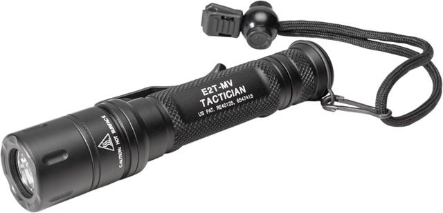 SureFire Tactician LED Flashlight CR123A White 800 Lumens Black