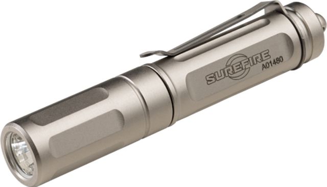 SureFire Titan Plus Ultra Compact Triple Output Flashlight Brass TITAN-B
