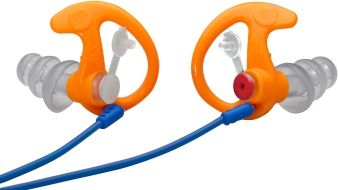 SureFire Triple Flanged Filtered Earplugs Medium 25 Pair Orange