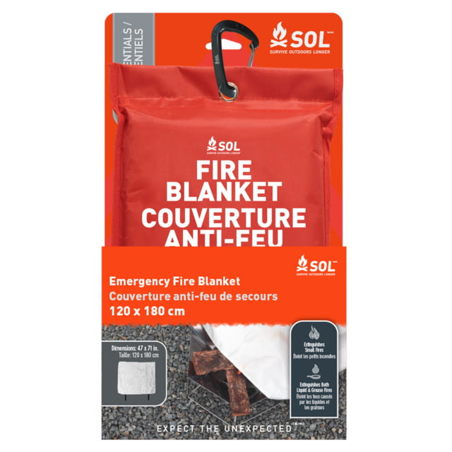 Survive Outdoors Longer Emergency Fire Blanket Red