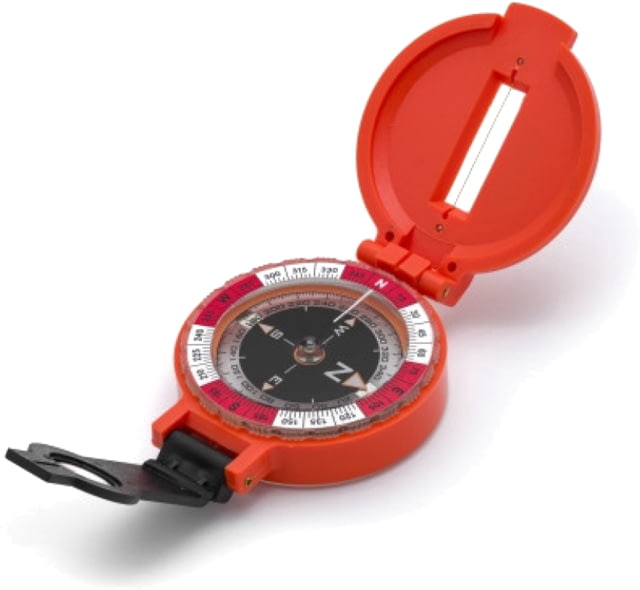 Survive Outdoors Longer Lensatic Compass Orange