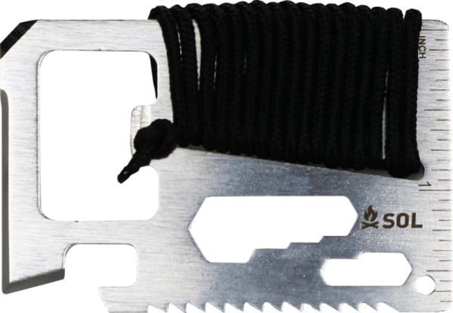 Survive Outdoors Longer PackIt Card Tool Silver