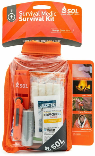 Survive Outdoors Longer Survival Medic in Dry Bag Orange