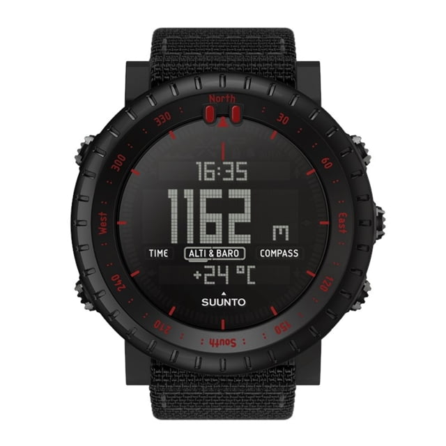 Suunto Core Watch w/ Altimeter and Compass Black/Red One Size