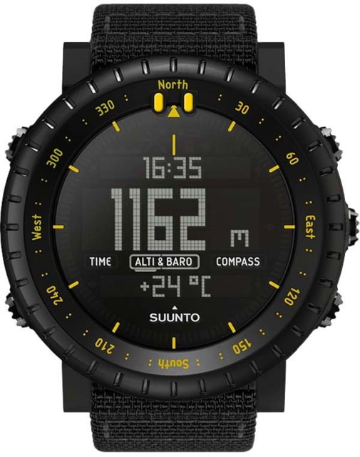 Suunto Core Watch w/ Altimeter and Compass Black/Yellow One Size