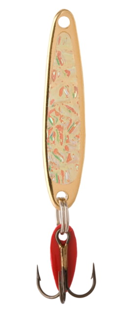 Swedish Pimple Jigging Lure 1/5 oz 1-1/2 in Gold Ice
