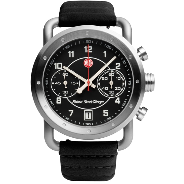 Szanto Icon Roland Sands Chrono Watches Black Dial Black Strap Steel One Size IC RS