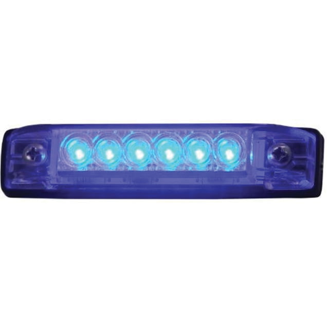 T-H Marine Led Slim Line Utility Strip Lights 6in Blue