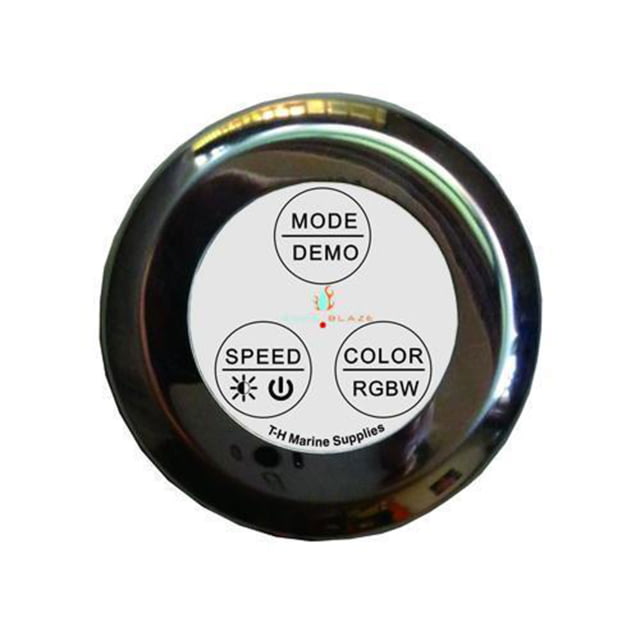 T-H Marine Rgb LED Dash Mount Light Controller Ip67 White