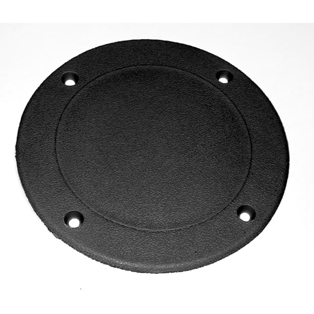 T-H Marine Screw Down Deck Plates 5-5/8in Black