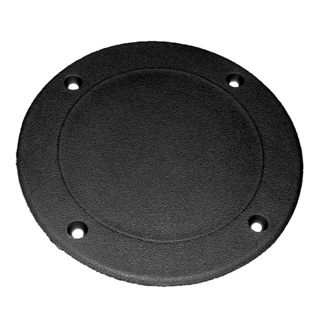 T-H Marine Screw Down Deck Plates 8in Black
