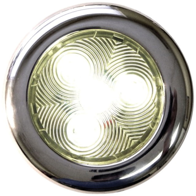 T-H Marine Stainless LED Puck Light 3in White
