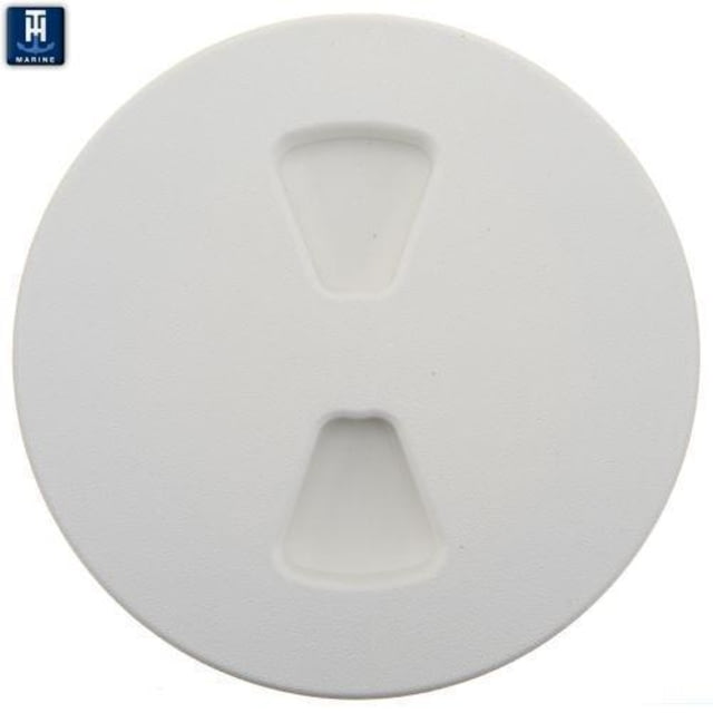 T-H Marine Sure-Seal Screw Out Deck Plate 4in Polar White