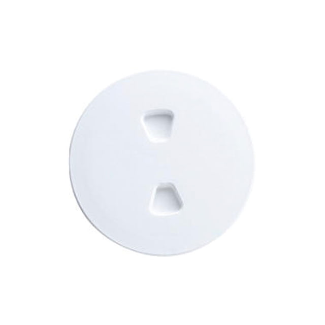 T-H Marine Sure-Seal Screw Out Deck Plate 6in Polar White DPS-6-2 DP