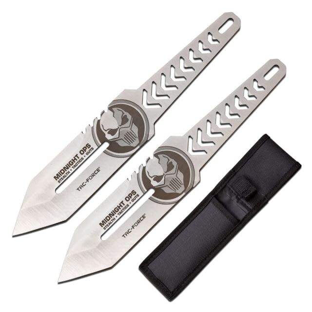 TAC Force 2 Throwing Knife Set 3Cr13 Stainless Steel Stainless Steel Satin