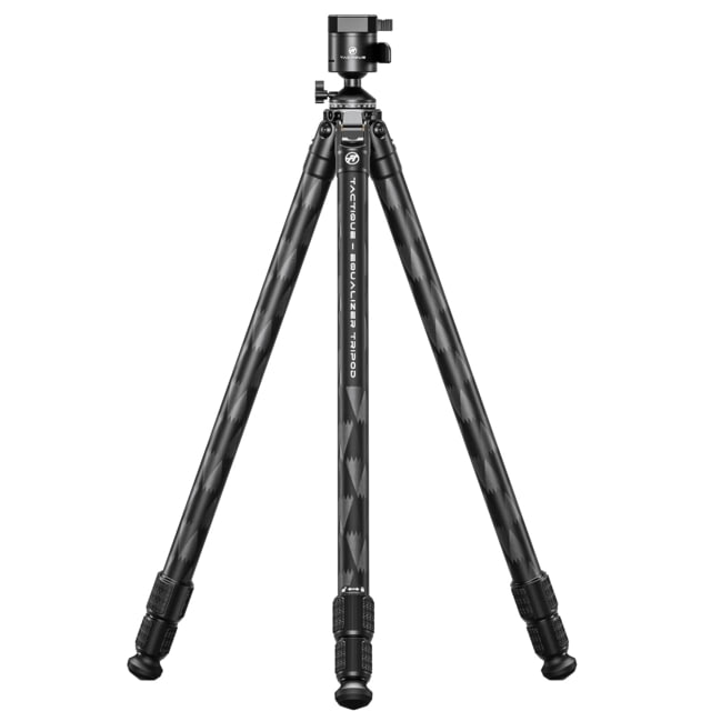 Tactique Tactique Equalizer Lightweight Shooting Tripod w/Panning Rifle Head Set 7.99-62in Black - $539.10 at CampSaver.com