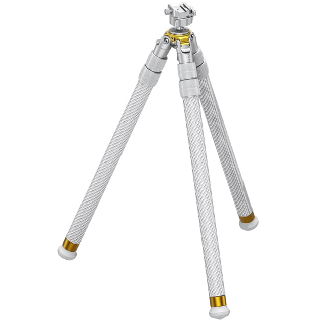 Tactique Tactique T3 Trinity 3-Section Inverted Tripod w/Low Profile Rifle Head 3-65.35in Silver - $945.00 at CampSaver.com