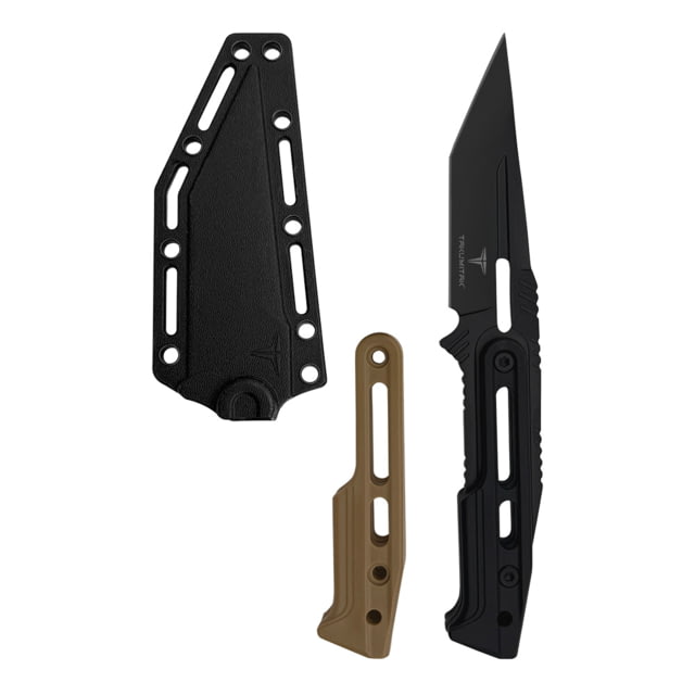 Takumitak Heat Fixed Blade Knife 4.5 in Blade 3cr13 Black