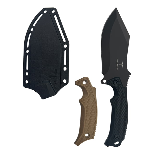 Takumitak Neuter Fixed Blade Knife 4.5 in Blade 3cr13 Black