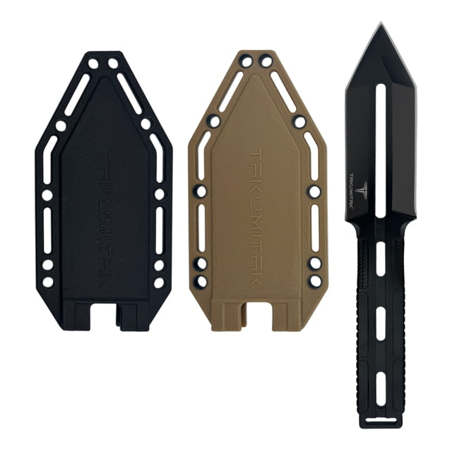 Takumitak Silence Fixed Blade Knife 4.25 in Blade 3cr13 Black