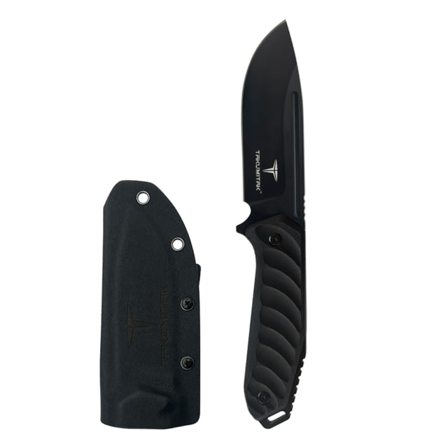Takumitak Takumi Fixed Blade Knife 4.5in D2 Drop Point G10 Handle Black