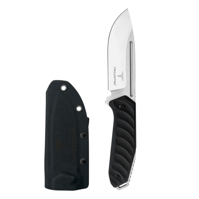 Takumitak Takumi Fixed Blade Knife 4.5in D2 Drop Point G10 Handle Silver