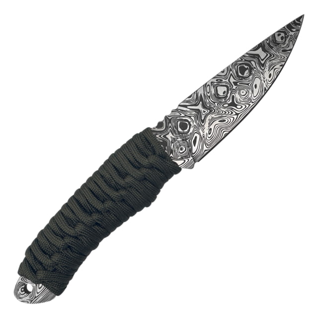 Takumitak Nighthawk Fixed Blade Knife 4.25in 3cr13 Blade Drop Point Blade 550LB Paracord Wrapped Green