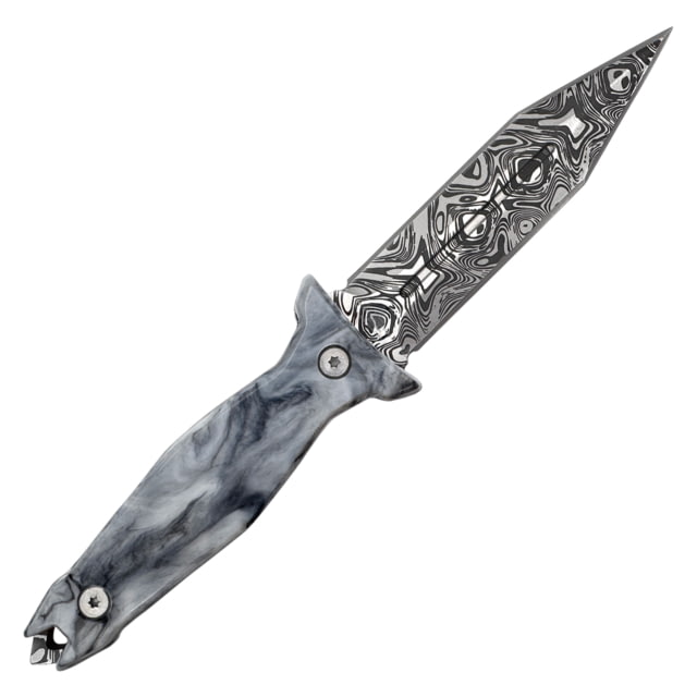 Takumitak Takumitak Protector Fixed Blade Knife 4.5in 3cr13 Blade Spear Point Blade Fiberglass Reinforced Nylon White