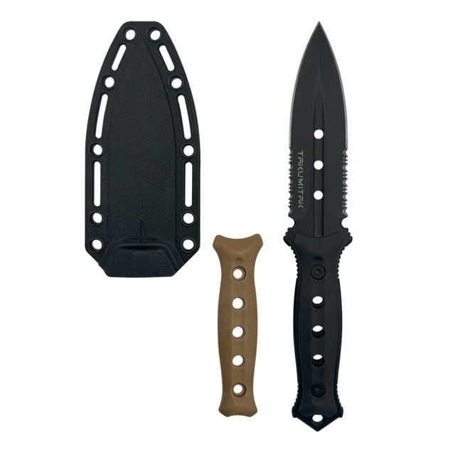 Takumitak Unrestricted Fixed Blade Knife 4.5 in Blade 3cr13 Black