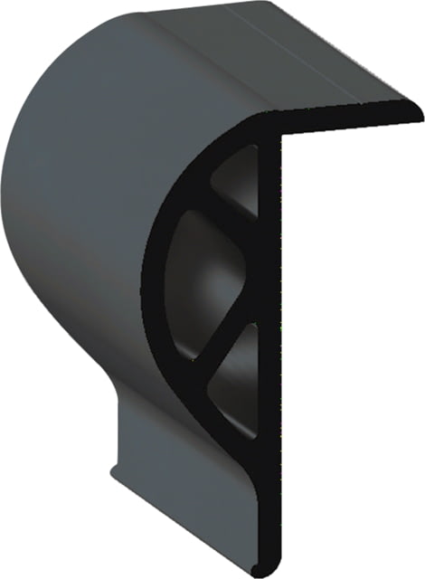 Taylor Made Dock Edging Commercial P Shape 10ft Straight Black