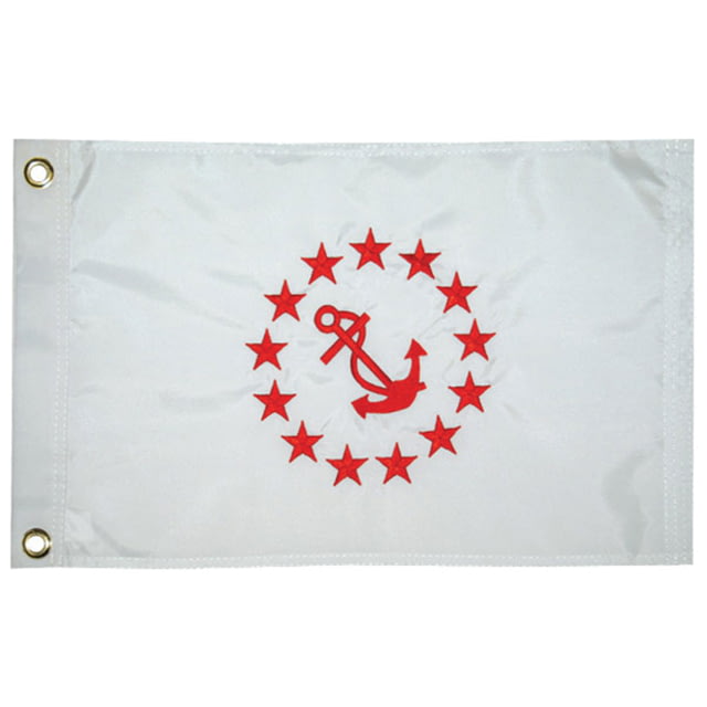 Taylor Made Nylon Officer Flag 12in x 18in Rear Commodore