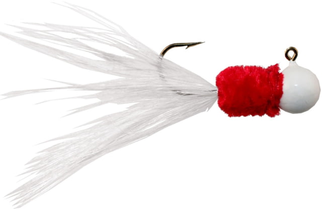 Team Crappie Slab Caller Jig 1/32 oz Red/White/Red 3/Pack