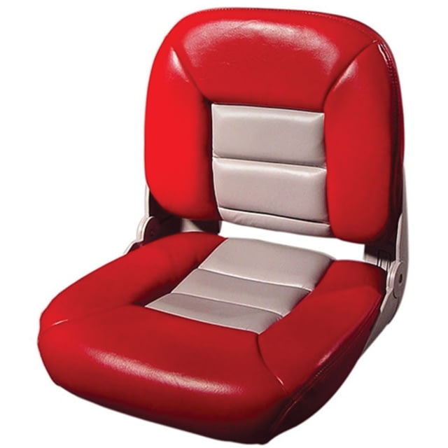 Tempress 3004.5735 Navistyle Low-Back Boat Seat /Gray Red