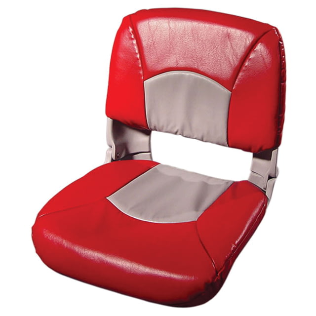 Tempress All-Weather High-Back Boat Seat /Gray Red
