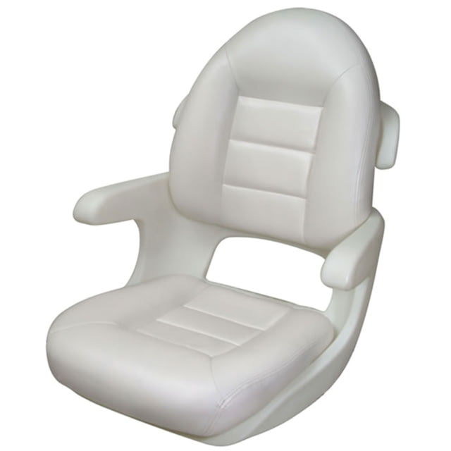 Tempress Elite Helm High-Back Boat Seat White