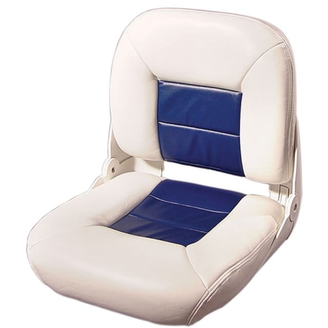 Tempress Navistyle Low-Back Boat Seat /Blue White