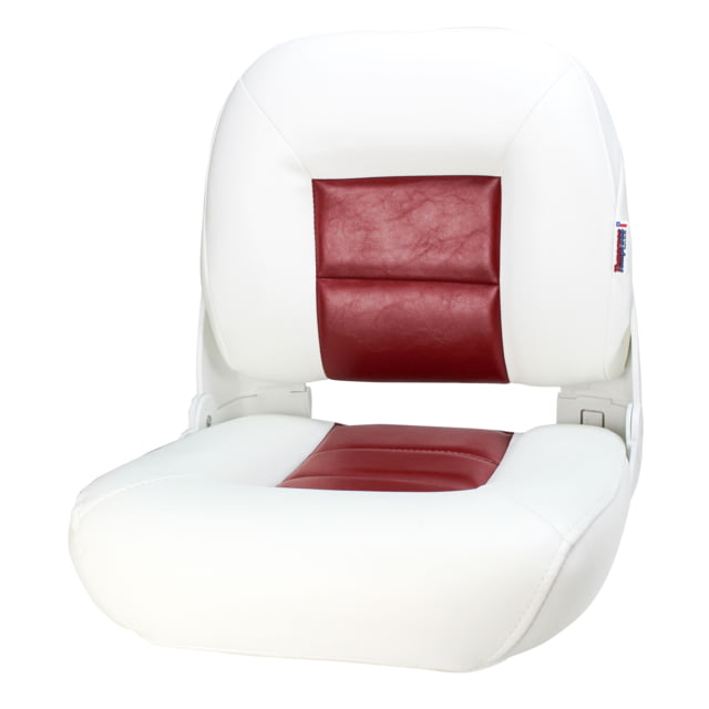 Tempress Navistyle Low-Back Boat Seat /Fire Engine Red White