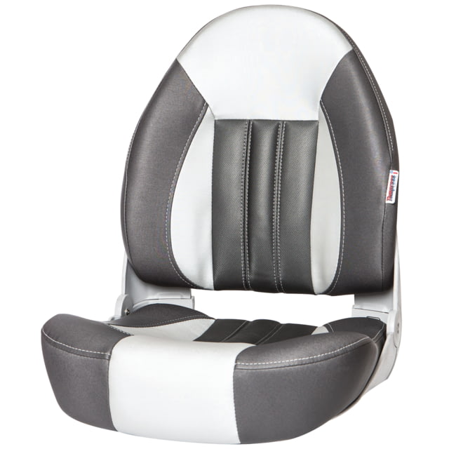 Tempress Probax High Back Orthopedic Boat Seat Charcoal/Gray/Carbon