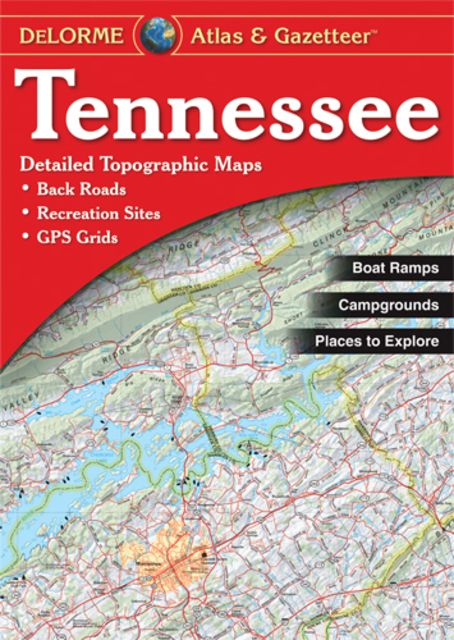 DeLorme Tennessee Atlas 010-12665-00