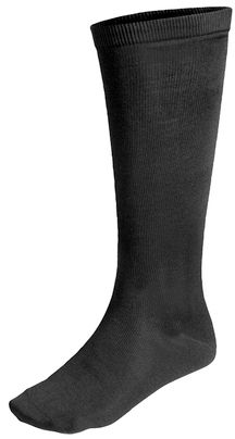 Terramar Silk Nylon Sock Liner Lg Black  LG