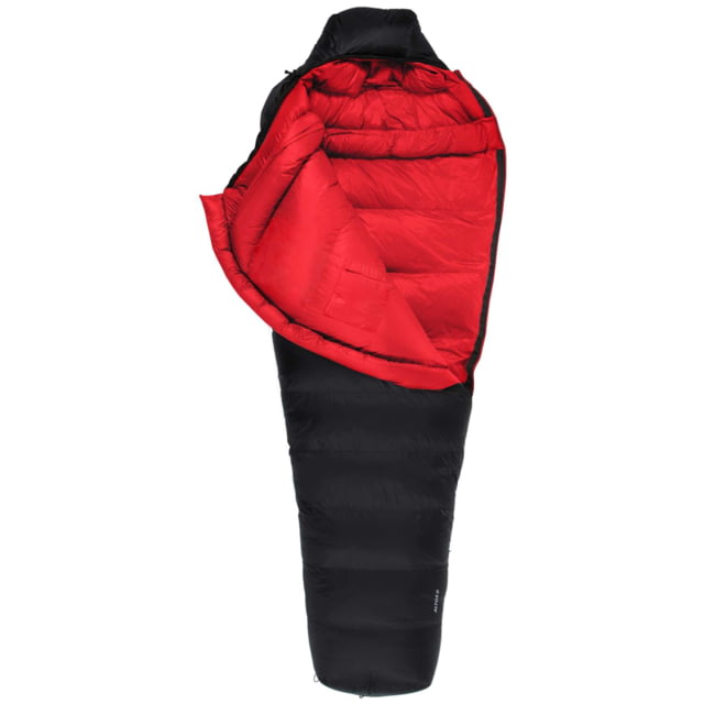 TETON Sports ALTOS 0 F Down-Filled Mummy Sleeping Bag Black/Red