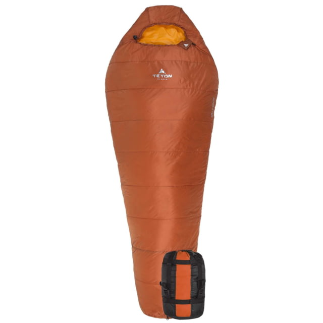 TETON Sports ALTOS-S 20 F Mummy Sleeping Bag Burnt Orange