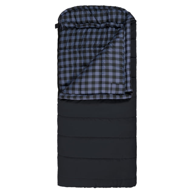 TETON Sports Bridger 0 F Canvas Sleeping Bag Charcoal/Blue Long