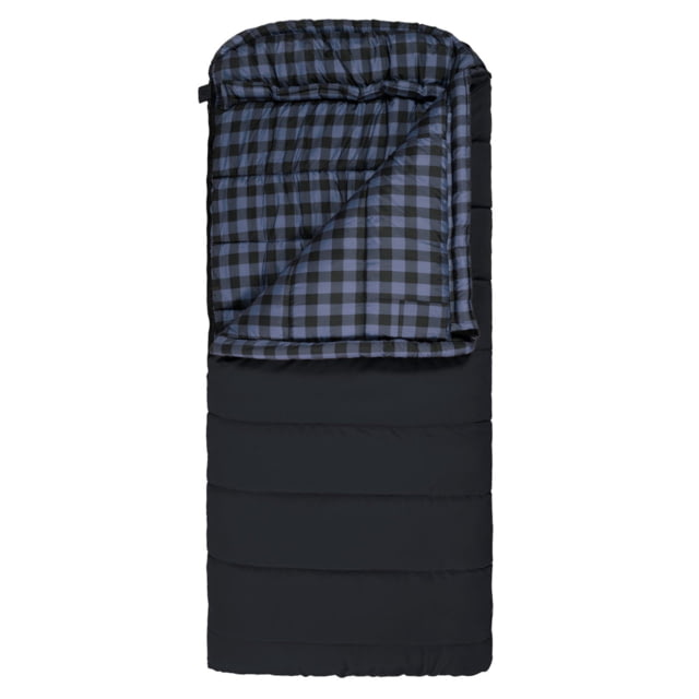 TETON Sports Bridger -35 F Canvas Sleeping Bag Charcoal/Blue Long
