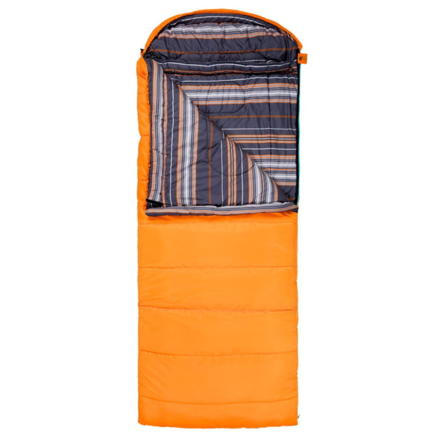 TETON Sports Celsius 0 F Sleeping Bag Left Zipper Orange/Grey Regular