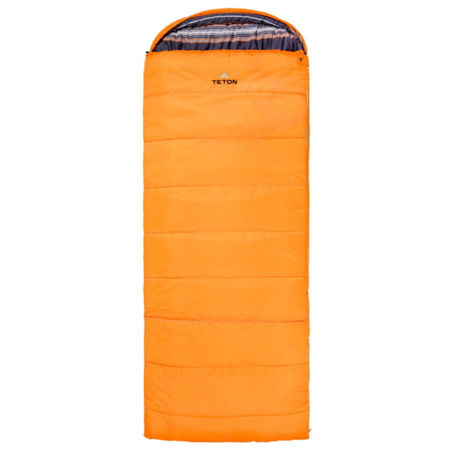 TETON Sports Celsius 0 F Sleeping Bag Right Zipper Orange/Grey Regular